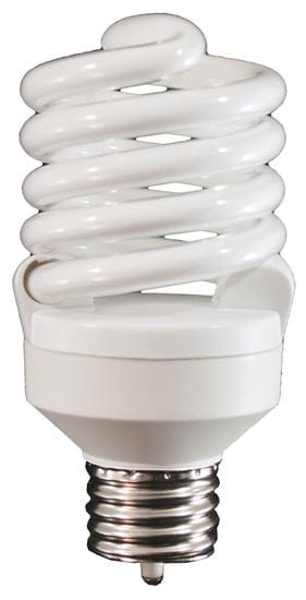 Picture of Light Bulbs Compact Fluorescents Bare Spiral - T2 20 medium 2700K 20 Watt FULL TWIST HG8227 24M