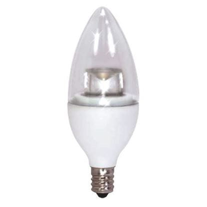 Picture of LED Bulbs Decorative Chandelier Teardrop 40W Equiv 2700K 3W TD11 HEARTHGLO Dimmable CAN CL 6YR (40W REPLACEMENT)
