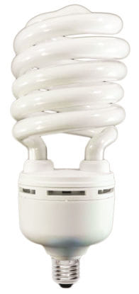 Picture of Light Bulbs Compact Fluorescents Bare Spiral 85 to 180 Watts - T5 Medium 5000K 85W TWIST AWX8550 BASE 24M