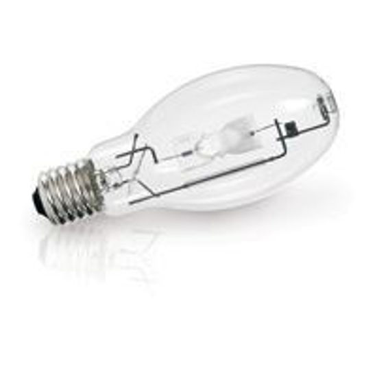 Picture of Light Bulbs High Intensity Discharge Metal Halide Pulse Start 250W Mogul - O FROST Base UP Only Burn Position M153 138 250 C BU 0 PS 50
