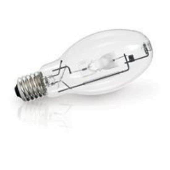 Picture of Light Bulbs High Intensity Discharge Metal Halide Pulse Start 320W Mogul - E CLEAR Horizontal to Base UP Burn Position M154 132 320 HBU PS 50M