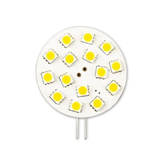 Picture of LED Bulbs Miniatures and Indicators G4 Wafer Lamp JC3W FLAT 35K 12V-G4