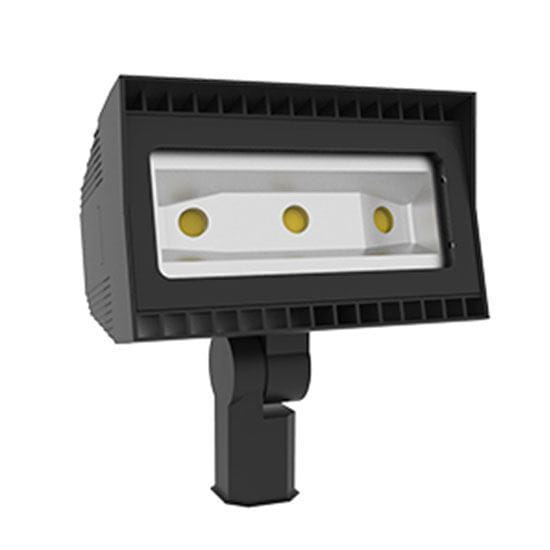 Picture of LED Outdoor Area Floods 2-3/8 INCH TENON SLIPFITTER Mount 80W FLOOD 4K 100-277V non-dimmable 7YR