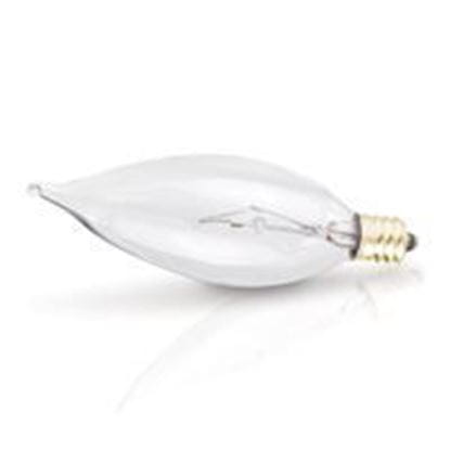 Picture of Light Bulbs Incandescents Decoratives FT10 40 Watt Replacement Clear Medium 40FT10 CL 12MW