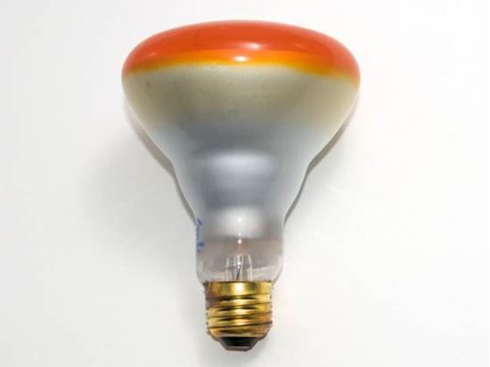 Picture of Light Bulbs Incandescents BR30 65W Amber Medium 65BR30 SP AMB 15ML