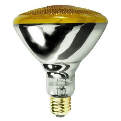 Picture of Light Bulbs Incandescents PAR38 100W Yellow Medium 100PAR38 SP YE 12MW