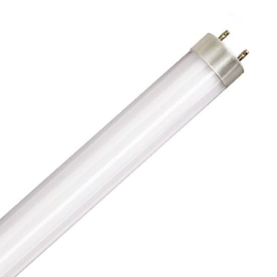 Picture of LED Bulbs Tubes - Replace Fluorescent 4FT T8 High Brightness Direct Install Glass 4000K L17T8 4' 40K FR PLUGNGO 7YR
