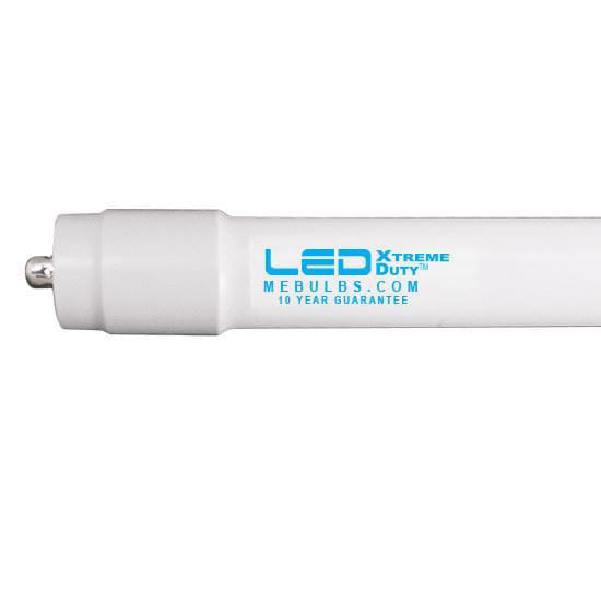 Picture of LED Bulbs Tubes - Replace Fluorescent 8FT T8 Single Pin Direct Install -Glass 5000K L96T8IS 24W XtraBrite 12YR (F96T8 IS REPLACEMENT)