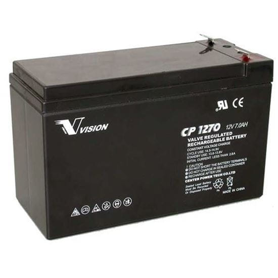 Picture of CP1270F1 Battery 12V 7Ah Sealed Rechargeable Valve Regulated                                                                                          