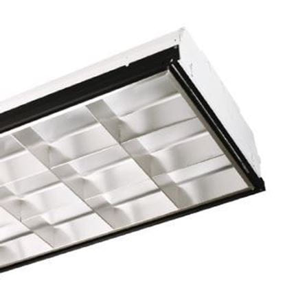 Picture of 2X4 PARACUBE 18-CELL FOR 3 - T8 LED-BYPASS FIXTURE (No ballast, LED-Bypass lamps not included)