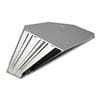 PENTAGON FOR 8-T8 LED-BYPASS FIXTURE (no ballast, no lens, lamps not included)