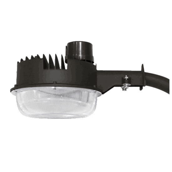 Picture of LED 35w Dusk-to-Dawn 4000K for Wall or Pole Mount, includes Photocell and Mounting Arm 120-277V 7YR