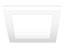 LED Indoor low-profile Light 2-60W Incand Equiv 20W 9IN SQUARE 4000K LT.COMMERCIAL 5YR