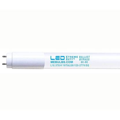 Picture of LED Bulbs Tubes - 4ft T8 High Brightness Ballast-Bypass Glass L18.5T8 VITALUX™ 12YR (RETROFIT FLUORESCENT)