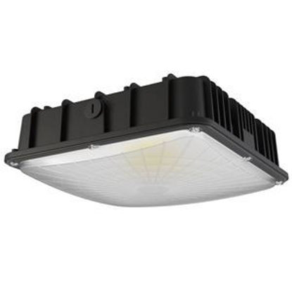 Picture of LED Indoor Outdoor Canopy/Ceiling Light 27W 5000K BLK 120-277V Xtreme Duty 7yr
