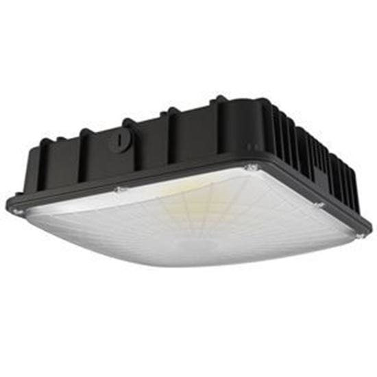 Picture of LED Indoor Outdoor Canopy/Ceiling Light 40W 4000K BLK 120-277V Light Commercial 5yr