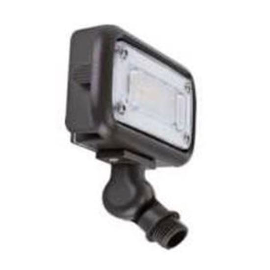 Picture of LED Outdoor Area Floods 1/2" NPT Swivel Mount 15W 4K MINI FLOOD 120-277V non-dimmable 5yr