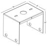 Picture of PENDANT MOUNT FOR 105-watt 2-panel Highbays CF8122 AND LF8122