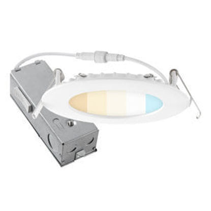 Picture of LED Canister Retrofits SLIM Downlights 4 Inch RETROFIT10W COLOR/TONE ADJUSTABLE 5000K-2700K Lt.Commercial 5YR