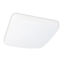LED Indoor Square Mushroom Ceiling Light 2-75W Incand Equiv 25W 13IN 4000K FIXT COMMERCIAL 5YR