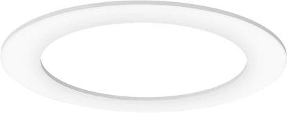 Picture of Goof ring for 6 inch cans. White color.