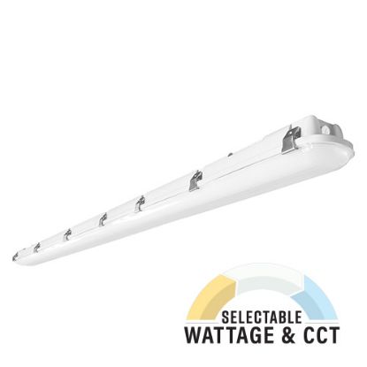 Picture of LED Indoor Outdoor Vapor Tight 8 Foot Spec-Select™ with ISO 65-75-90w 35-41-50K Xtreme Duty 7yr