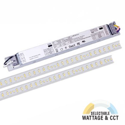 LED SPEC-SELECT™ 2FT 2-Lamp Magnetic Snap & Go™ Retrofit 15W/20W/25W 50/40/35K DIMM 5YR