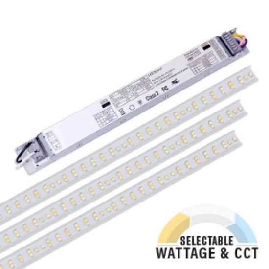LED SPEC-SELECT™ 4FT 3-Lamp Magnetic Snap & Go™ Retrofit 20/30/40W 50/40/35K DIMM 5YR