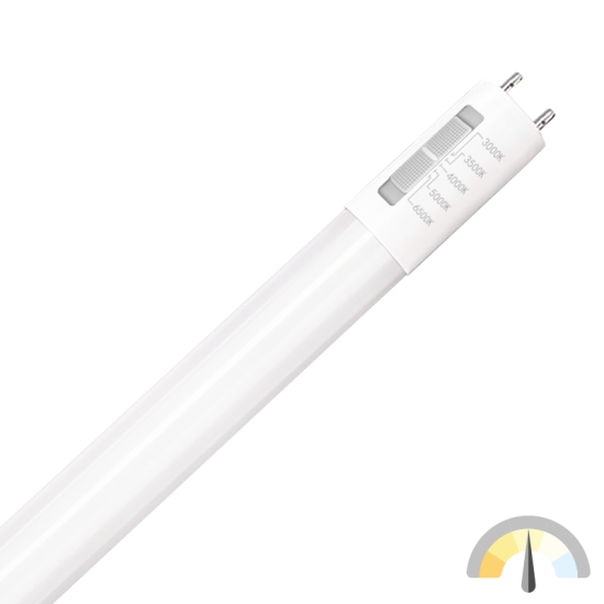 LED 3FT TONE-SELECT™ 11WT8/30-35-40-50-65K/TYPE A & B/SAFETY COATED 5YR