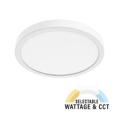 LED Indoor low-profile Light 90W Incand Equiv 14W 7 Inch ROUND 27/30/35/40/50K COMMERCIAL DUTY 5YR