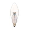 LED Bulbs Decorative Chandelier Teardrop 25W Equiv 2700K 3W CL CAN NON-Dimmable