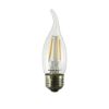 Decorative Flametip Filament LED Medium Base 4W FF10/HG8527/CL/MED/6YR